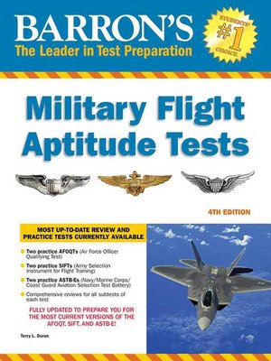 cover image of Military Flight Aptitude Tests